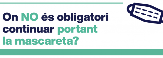 04.07.23 – Nous usos de la mascareta; en quins casos és recomanable continuar portant-la?