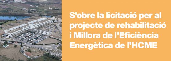 30.10.23 – S’obre la licitació per al projecte de Rehabilitació i Millora de l’Eficiència Energètica de l’Hospital Comarcal de Móra d’Ebre