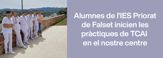 05.06.24 – Alumnes de l’IES Priorat de Falset inicien les pràctiques de TCAI en el nostre centre