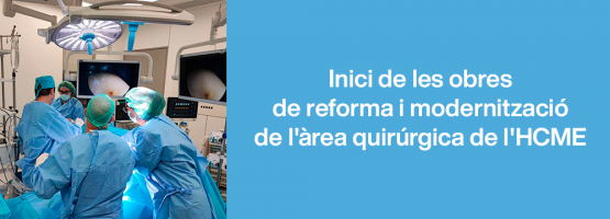 17.10.24 – Inici de les obres de reforma i modernització de l’àrea quirúrgica de l’Hospital Comarcal de Móra d’Ebre