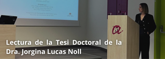 04.11.24 – Lectura de la Tesi Doctoral de la Dra. Jorgina Lucas Noll