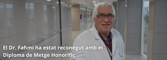 17.12.24 – El Dr. Fahmi ha estat reconegut amb el Diploma de Metge Honorífic
