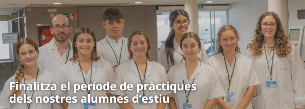 Finalitza el període de pràctiques dels nostres alumnes d’estiu