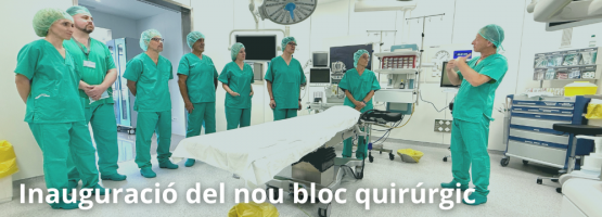 El president de la Generalitat, Salvador Illa, acompanyat per la consellera de Salut, Olga Pané, ha inaugurat el nou bloc quirúrgic de l’Hospital Comarcal de Móra d’Ebre.